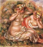 Pierre Renoir The Nudes Wearing Hats china oil painting reproduction